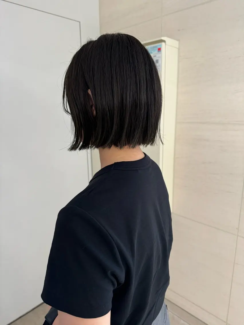 ショート アッシュ ボブ 透明感カラー✴︎ SAYAKAのヘアスタイル
