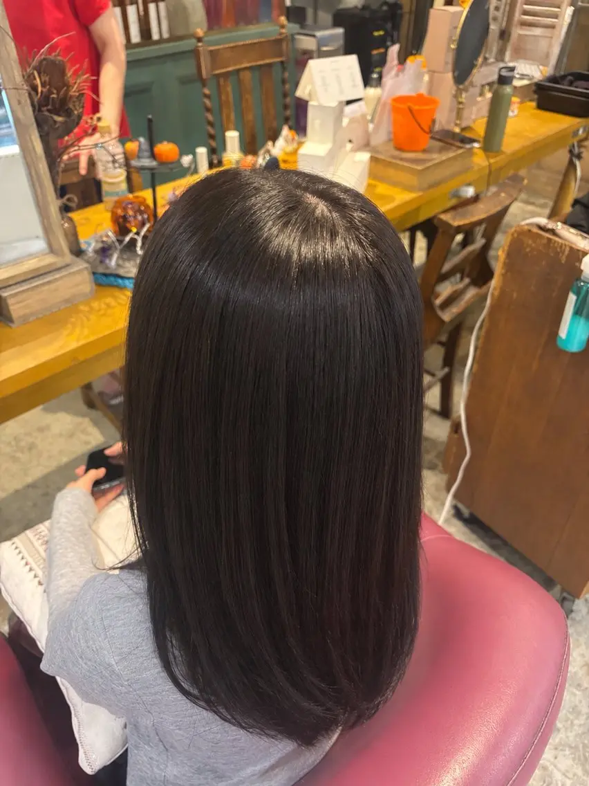 カラー ラベンダーカラー ヘアカラー たかの ゆめなのヘアスタイル