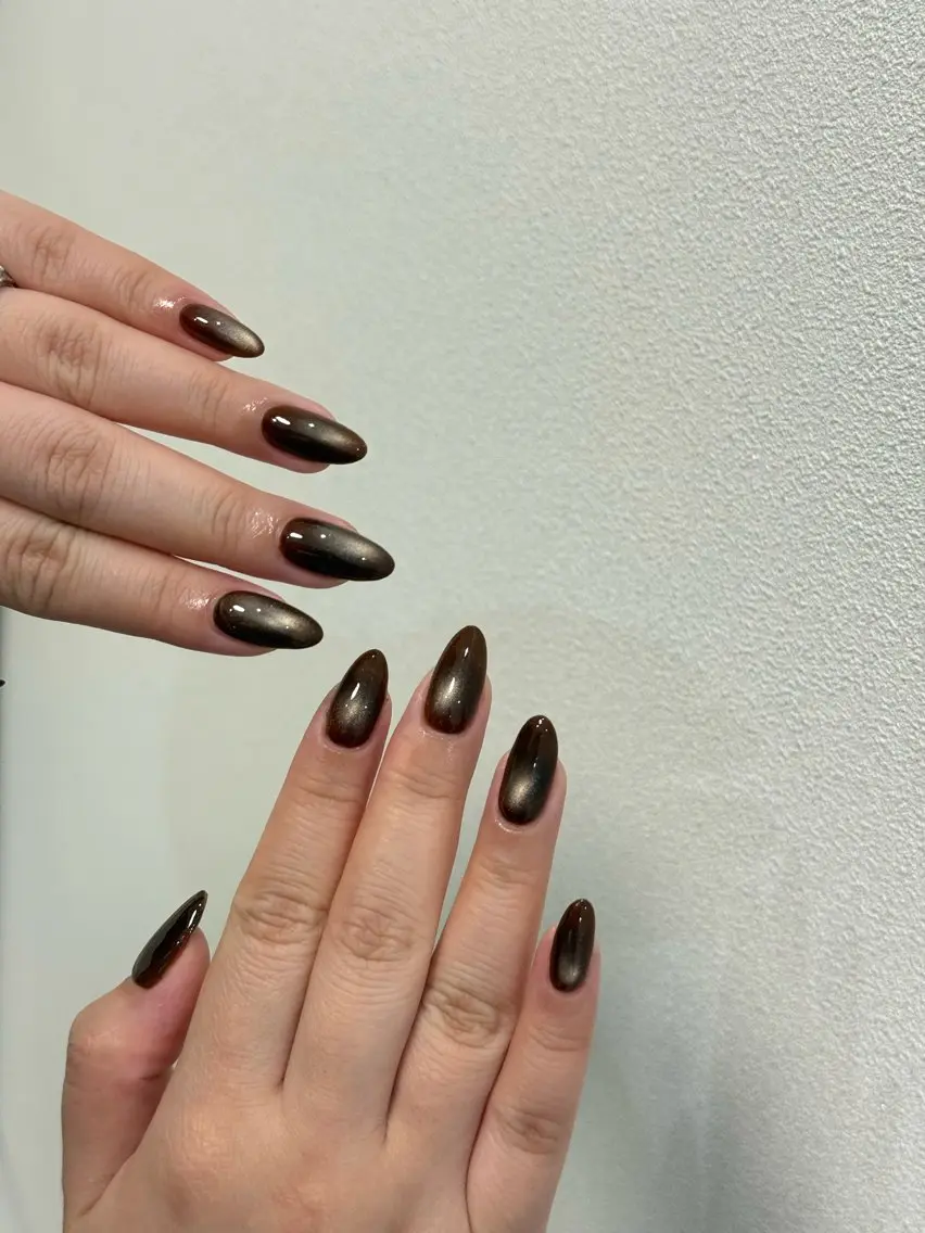 ネイル アートネイル オーロラネイル ブルー チークネイル フットネイル ハンドネイル NAILS168 新大久保店のネイルデザイン
