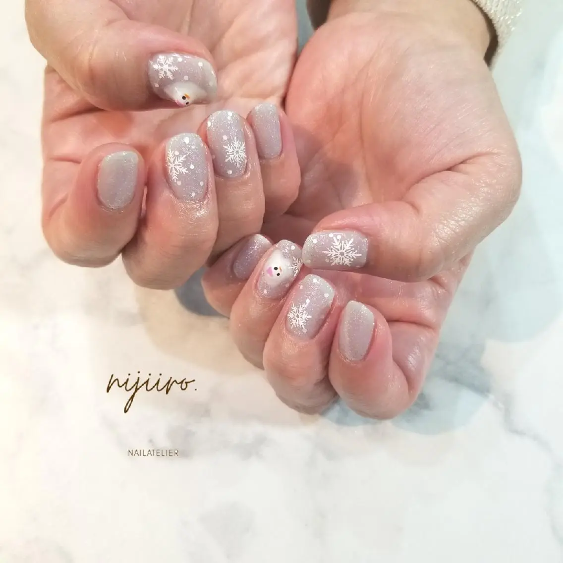 ネイル ハンドネイル nijiiro🌈 サトウのネイルデザイン
