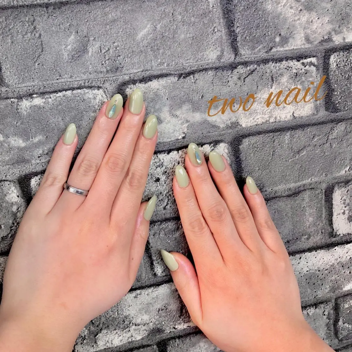 ネイル フットネイル ハート ストーンネイル ハンドネイル two nailのネイルデザイン