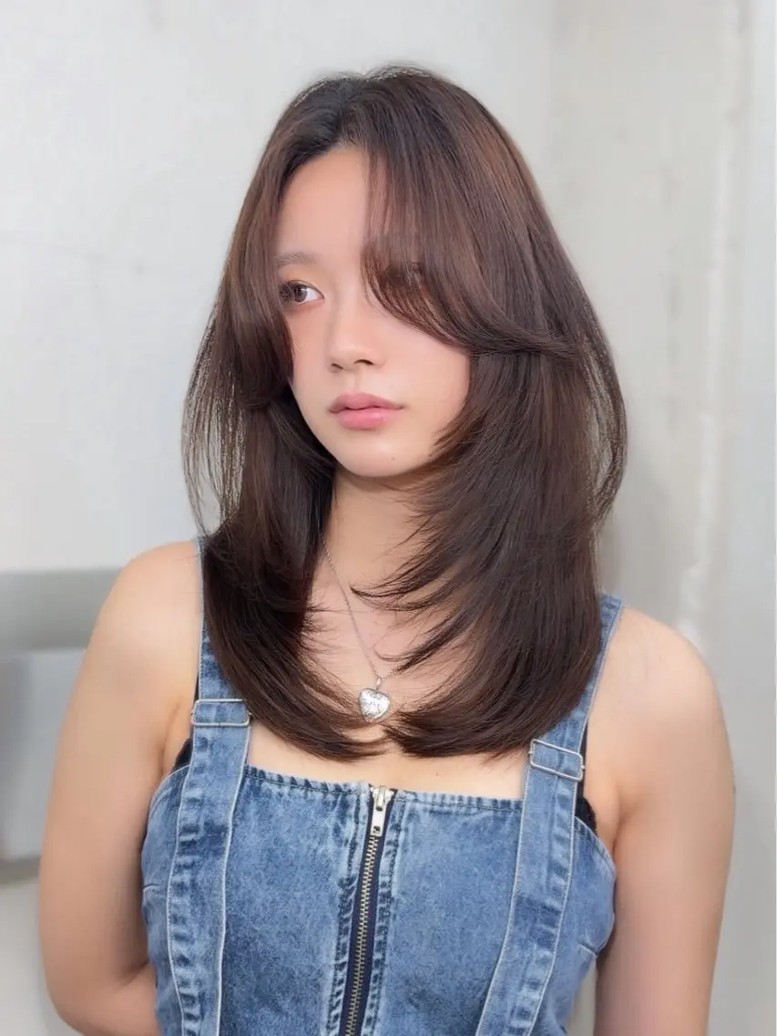 セミロング カラー カット ヘアカラー トリートメント 🦋韓国系指名No1 店長/圓山 祐也🦋のヘアスタイル