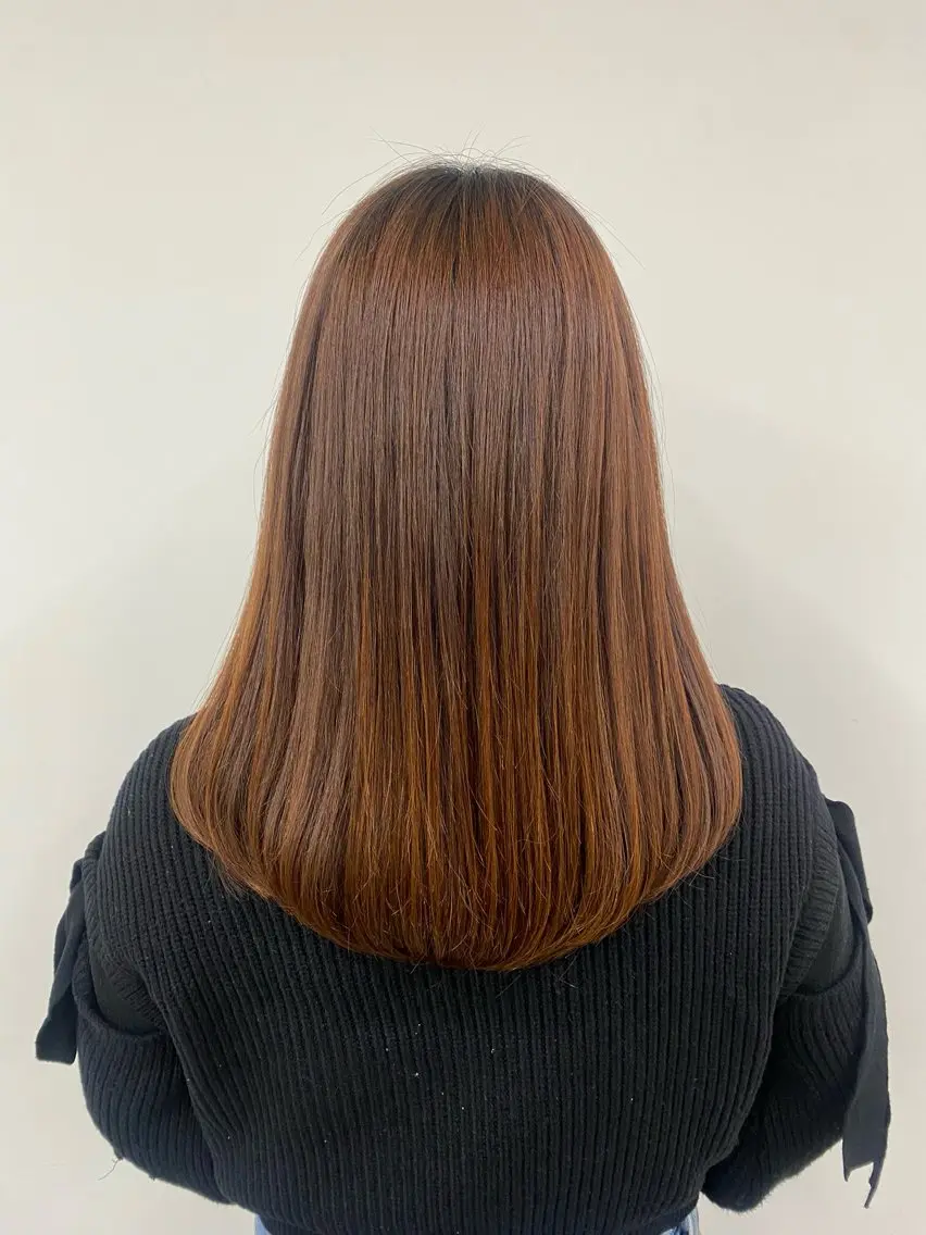 セミロング Aujuaソムリエ 🎨‎♡HARUのヘアスタイル