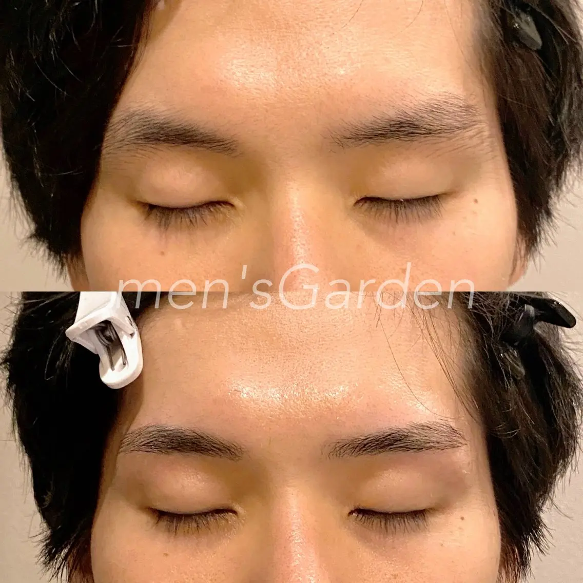 メンズ アイブロウ メンズアイブロウ 眉毛ワックス脱毛 メンズガーデン yuriのネイルデザイン