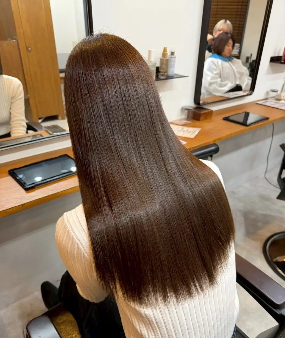 ロング カラー ヘアカラー トリートメント 🌺海外風・中明度 透明感yui🌺のヘアスタイル