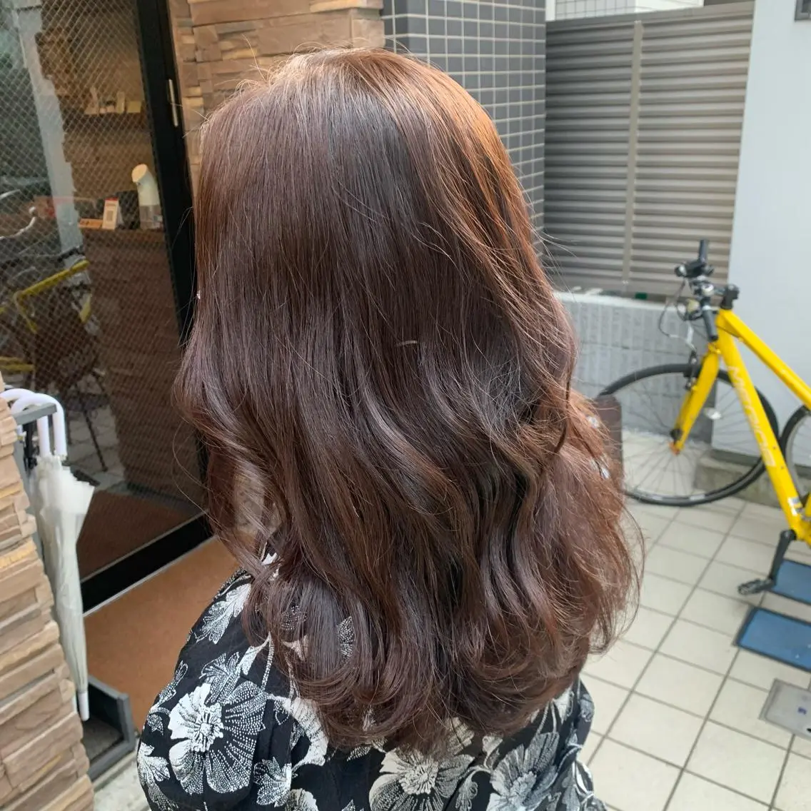 セミロング カラー 💜ハナエ💜 オーダーメイド美髪✨のヘアスタイル