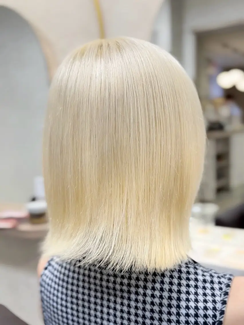 🧡ケアブリーチ+カラー+トリートメント🧡の写真