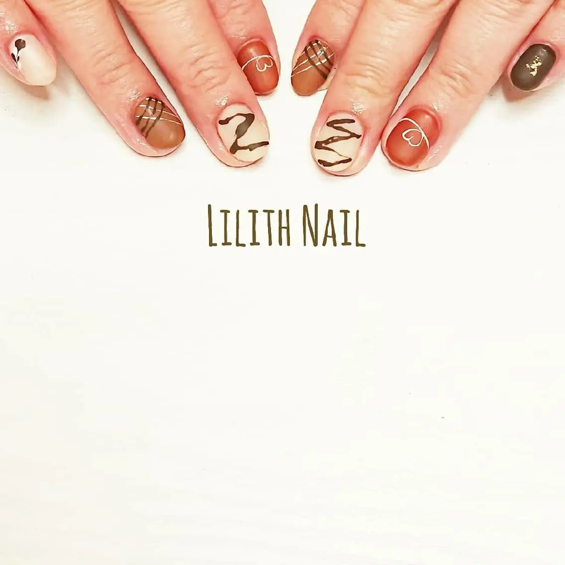 ネイル バレンタイン ハンドネイル Lilith Nailのネイルデザイン