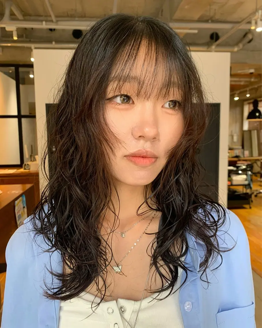 ロング カラー パーマ パーマ　地毛風カラー /横山大樹のヘアスタイル