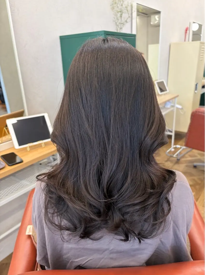 セミロング 福井市/小顔カット /アレンジ◎/水野のヘアスタイル