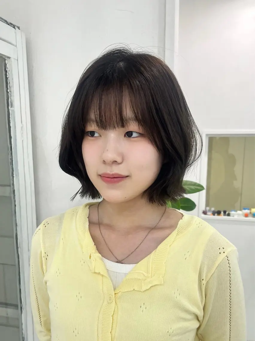 ショート カット ヘアカラー 韓国ヘア🇰🇷 ♡fuminaのヘアスタイル