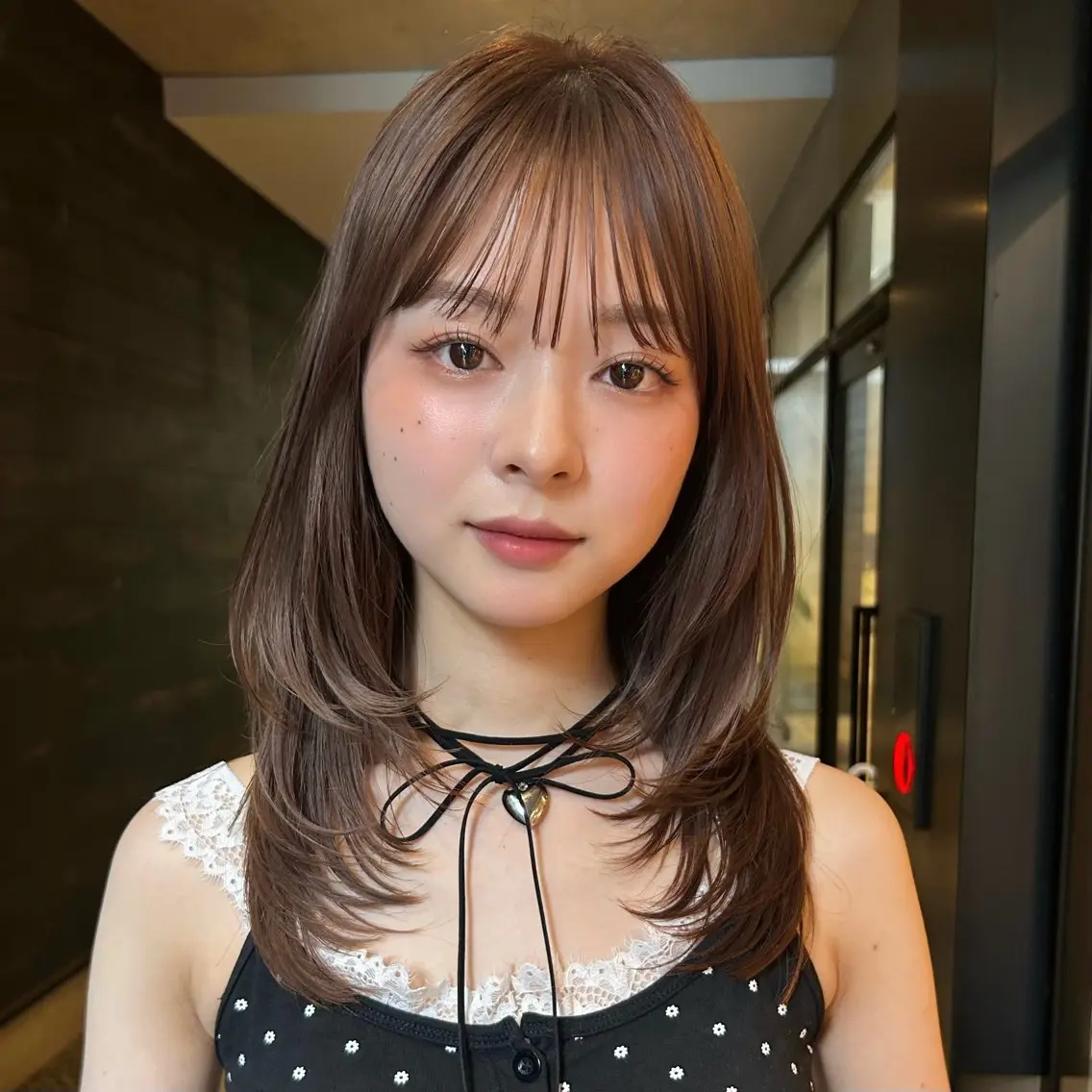 ロング 顔周りカット カット ヘアカラー トリートメント ヘアセット 🌸透明感/レイヤー / 栗林 彩🌸のヘアスタイル