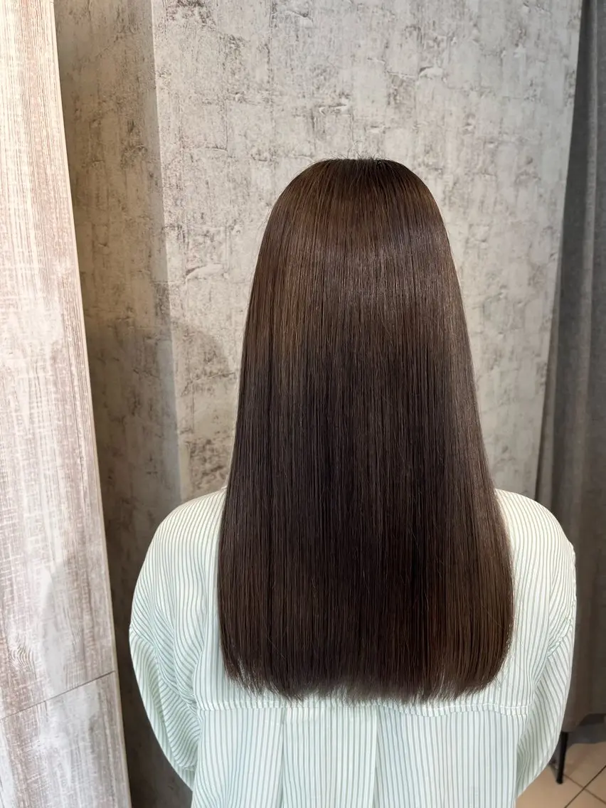 セミロング カラー ✨髪質改善カラー✨ ななみのヘアスタイル