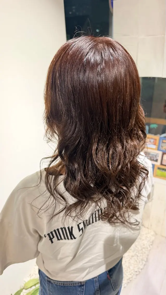 カラー 阿部 楓のヘアスタイル