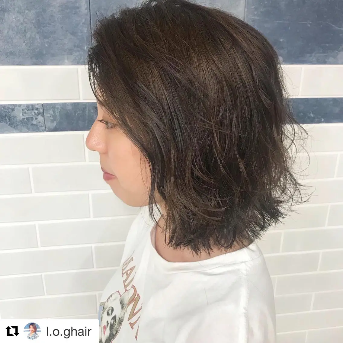 ミディアム カラー アッシュ カット ヘアカラー トリートメント ❤️Ruminate 日暮里店❤️のヘアスタイル