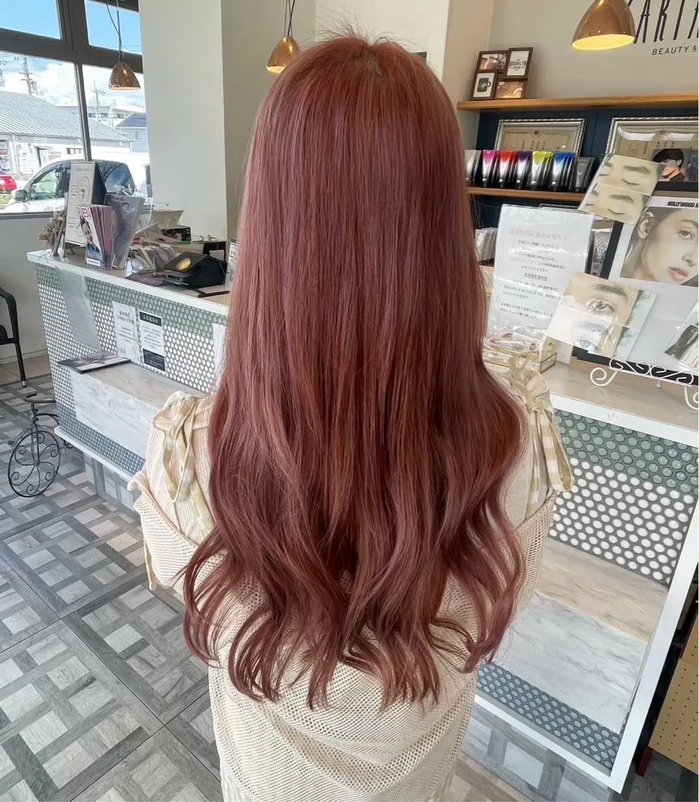 ロング カラー Earth.加來祥依 ✂︎大分のヘアスタイル