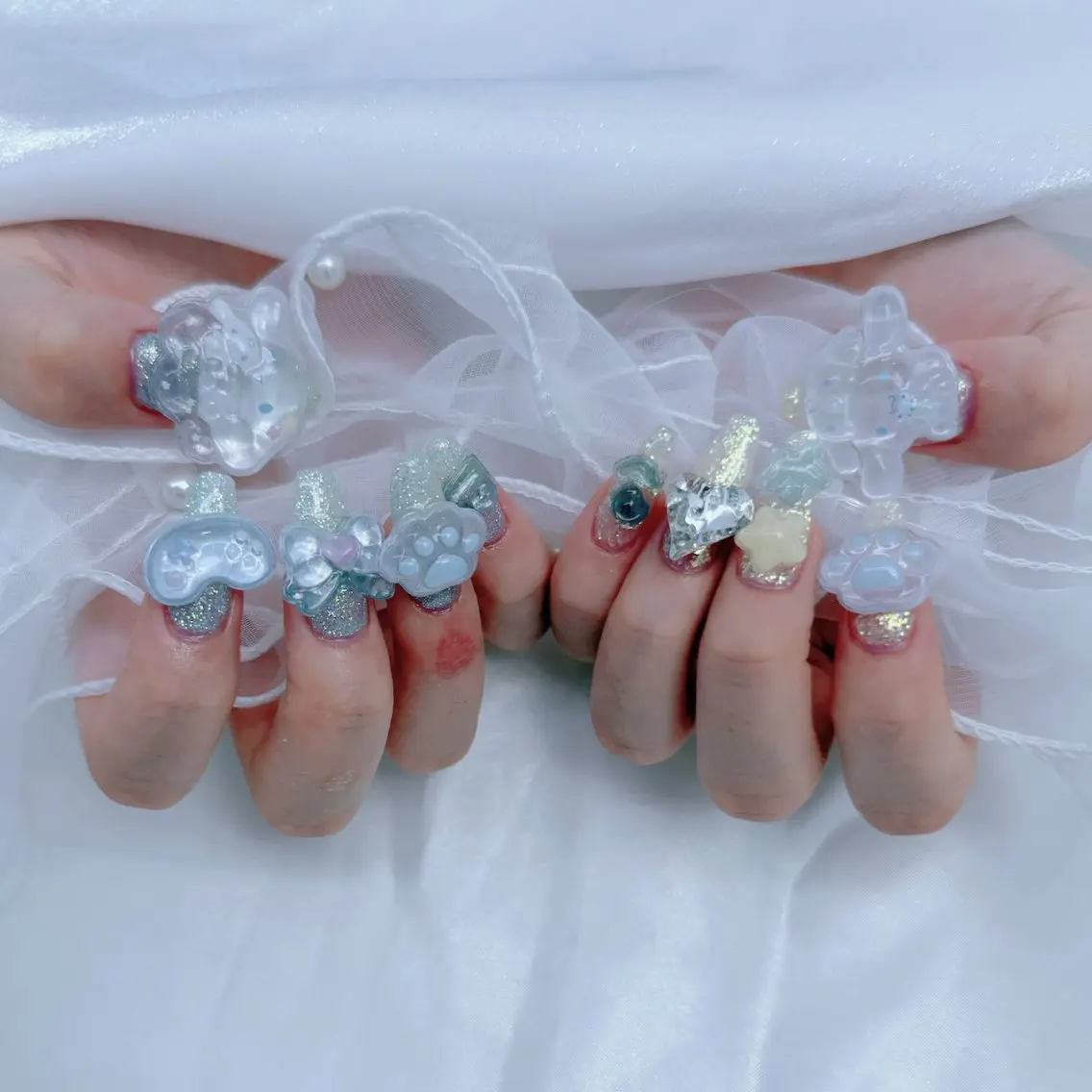 ネイル ハンドネイル Romymoon nail帆南☾ ໋のネイルデザイン
