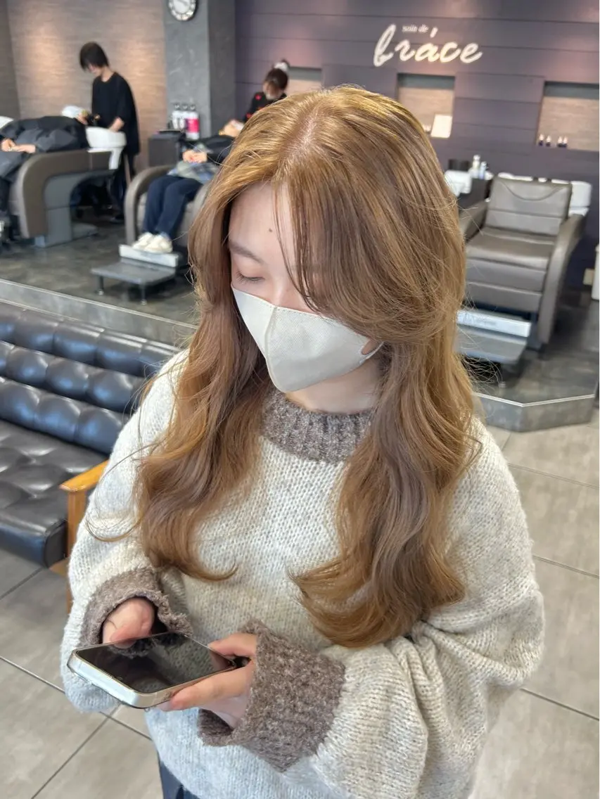 ロング カット ヘアカラー 🫧艶髪カラー🫧 森本くるみのヘアスタイル