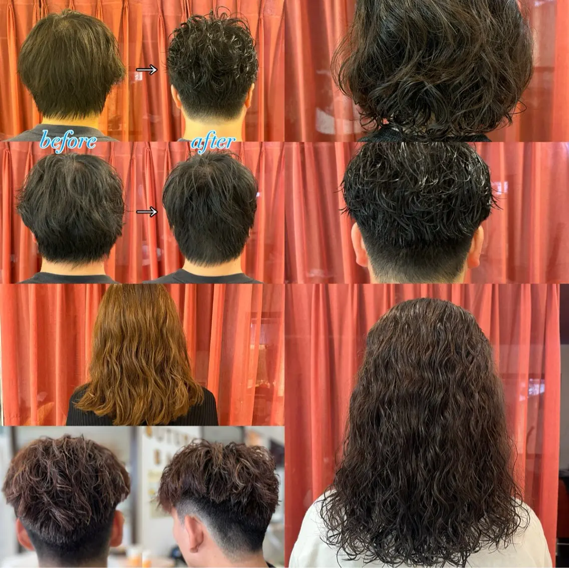 〖👍人気メニュー︎👍🏻〗​〜​カット✂︎＋パーマ🌀​〜​の写真
