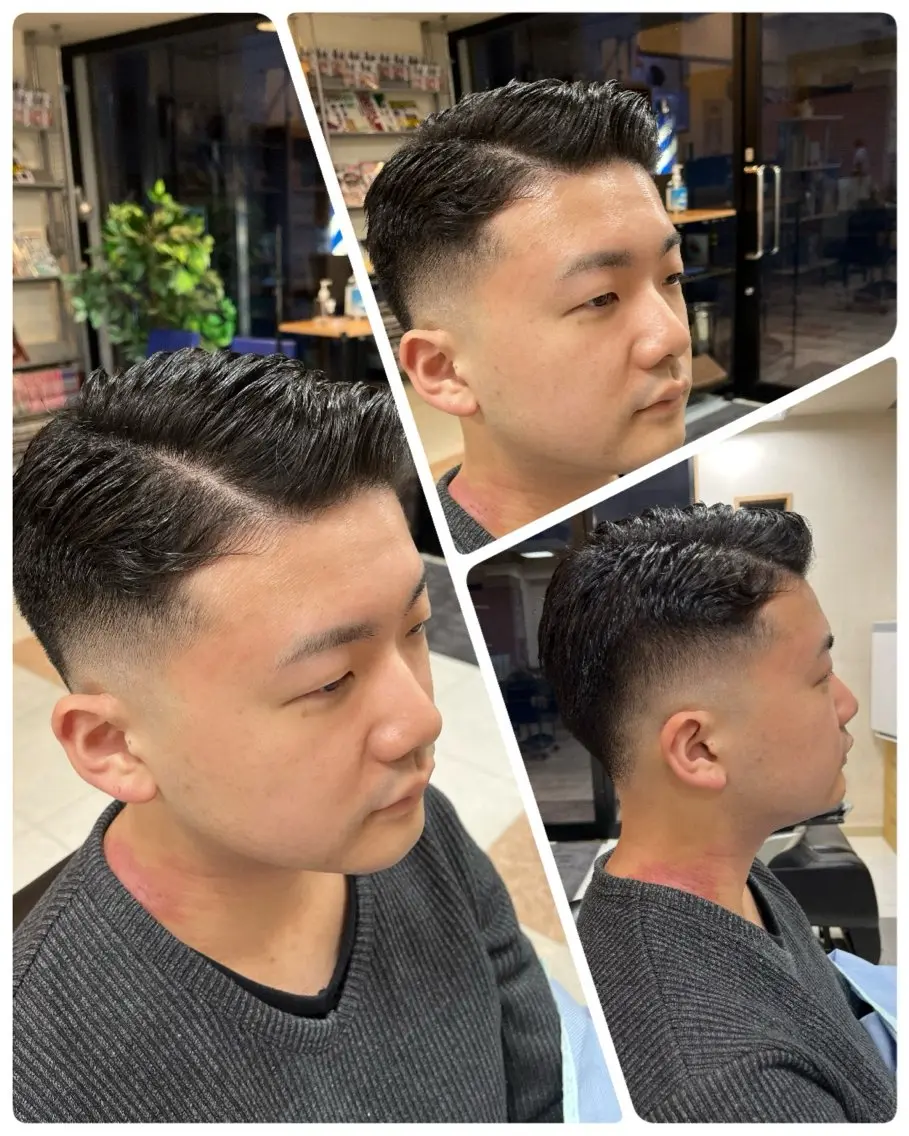 ショート メンズ フェードカット ✂︎men's hair✂︎立石亮のヘアスタイル
