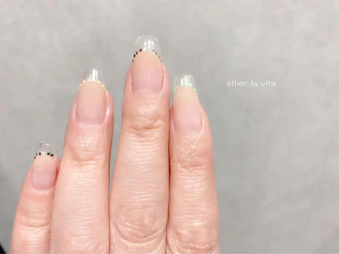 ネイル クリアネイル スカルプネイル lavita. mimuraのネイルデザイン