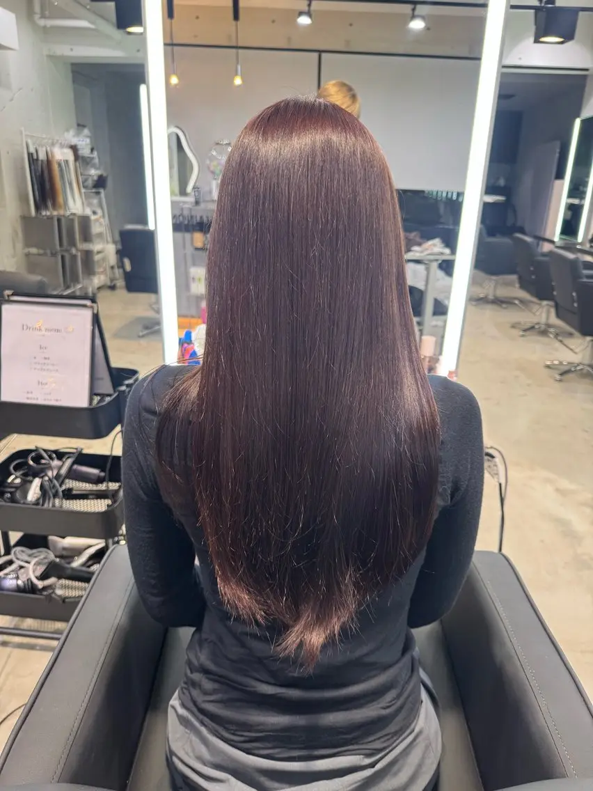 ロング 高原 爽箕のヘアスタイル