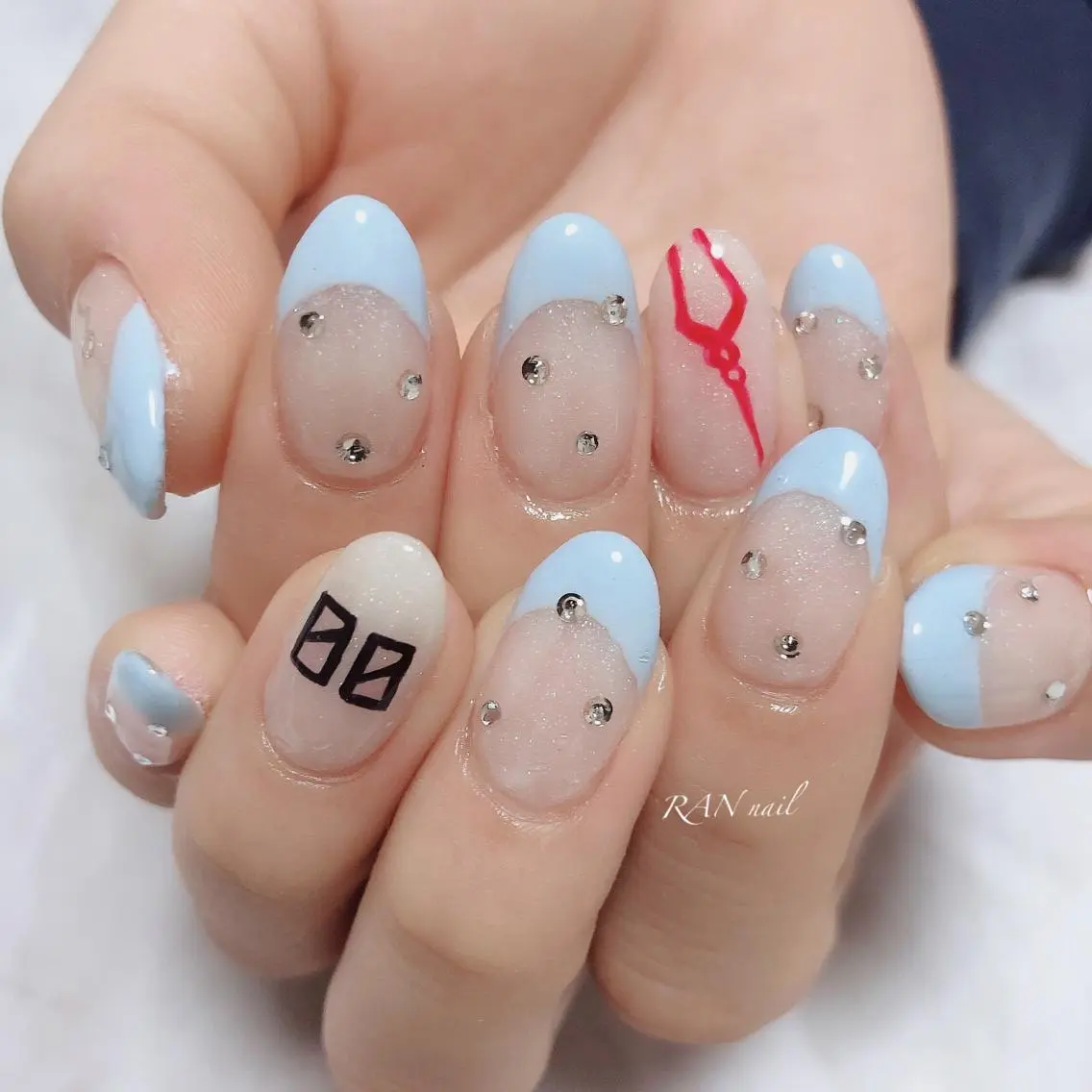 ネイル 春ネイル ハンドネイル フットネイル RAN nailのネイルデザイン