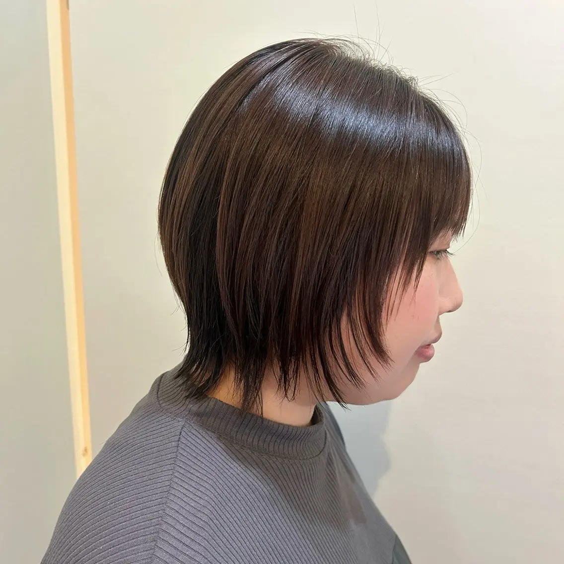 ショート カラー ショートボブ ボブ 髪質改善 ショートヘア 縮毛矯正 久木原 ゆりのヘアスタイル