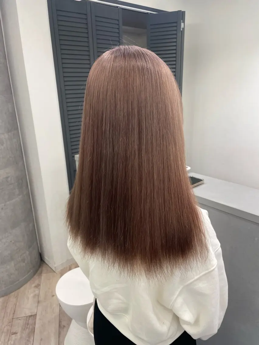 ロング ヘアカラー トリートメント ♡似合わせ ♡ハイトーン♡のヘアスタイル