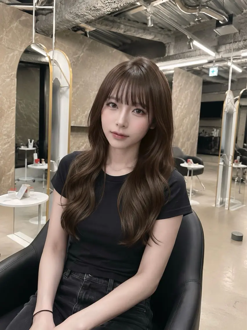 ロング カラー ヘアカラー 髪質改善🫧 カラー特化/Hinaのヘアスタイル