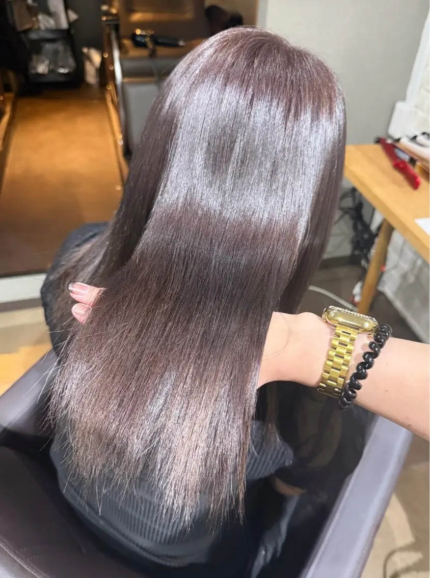 ミディアム ヘアカラー トリートメント ⠀ 流菜のヘアスタイル