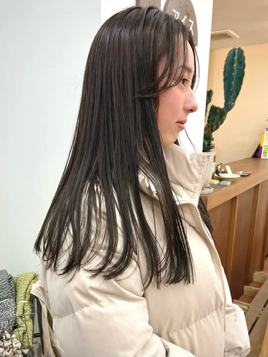 ロング カット ヘアカラー トリートメント 矢場町/栄/上前津/ 佐藤祐希のヘアスタイル