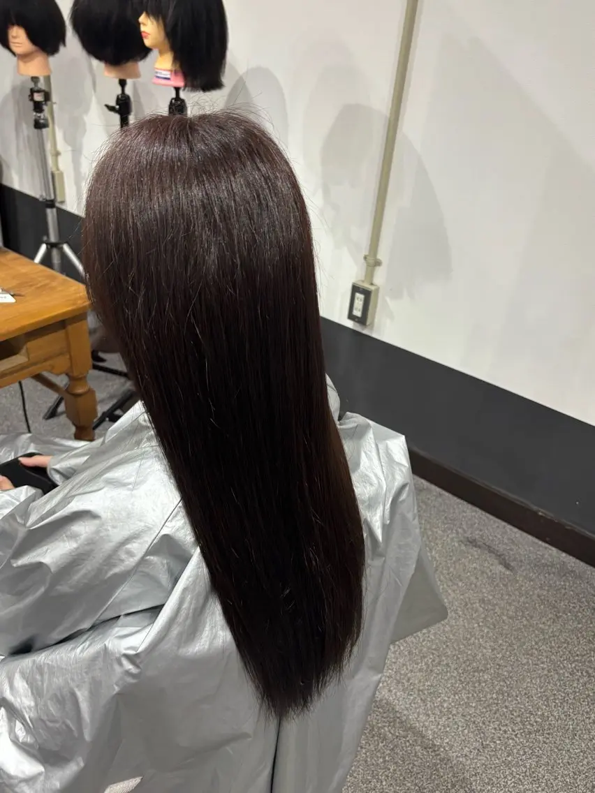 ロング ヘアカラー 望月 星音のヘアスタイル