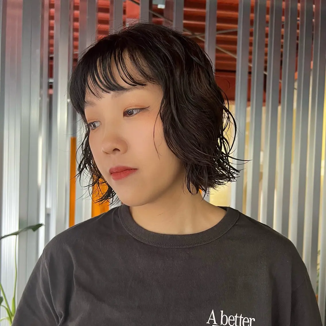 ショート パーマ カット パーマ ［　］shiro hikariのヘアスタイル