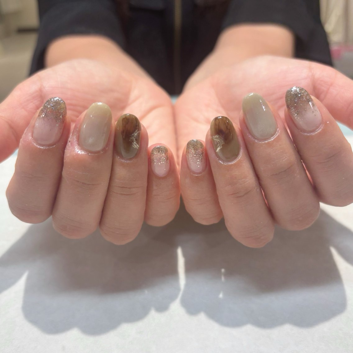 ネイル ニュアンスネイル 林 瑞希のネイルデザイン