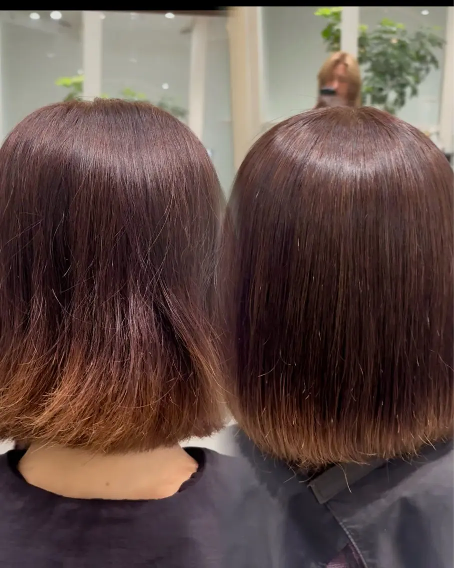 ミディアム カット 縮毛矯正 トリートメント 縮毛矯正/ kosei❤️🔥のヘアスタイル