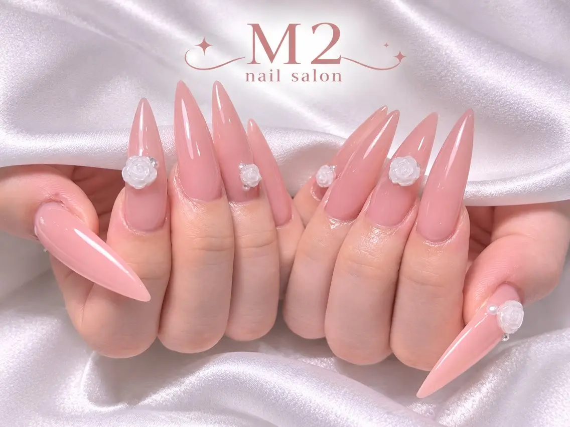ネイル ハンドネイル 長さだし専門店 M2　rikaのネイルデザイン