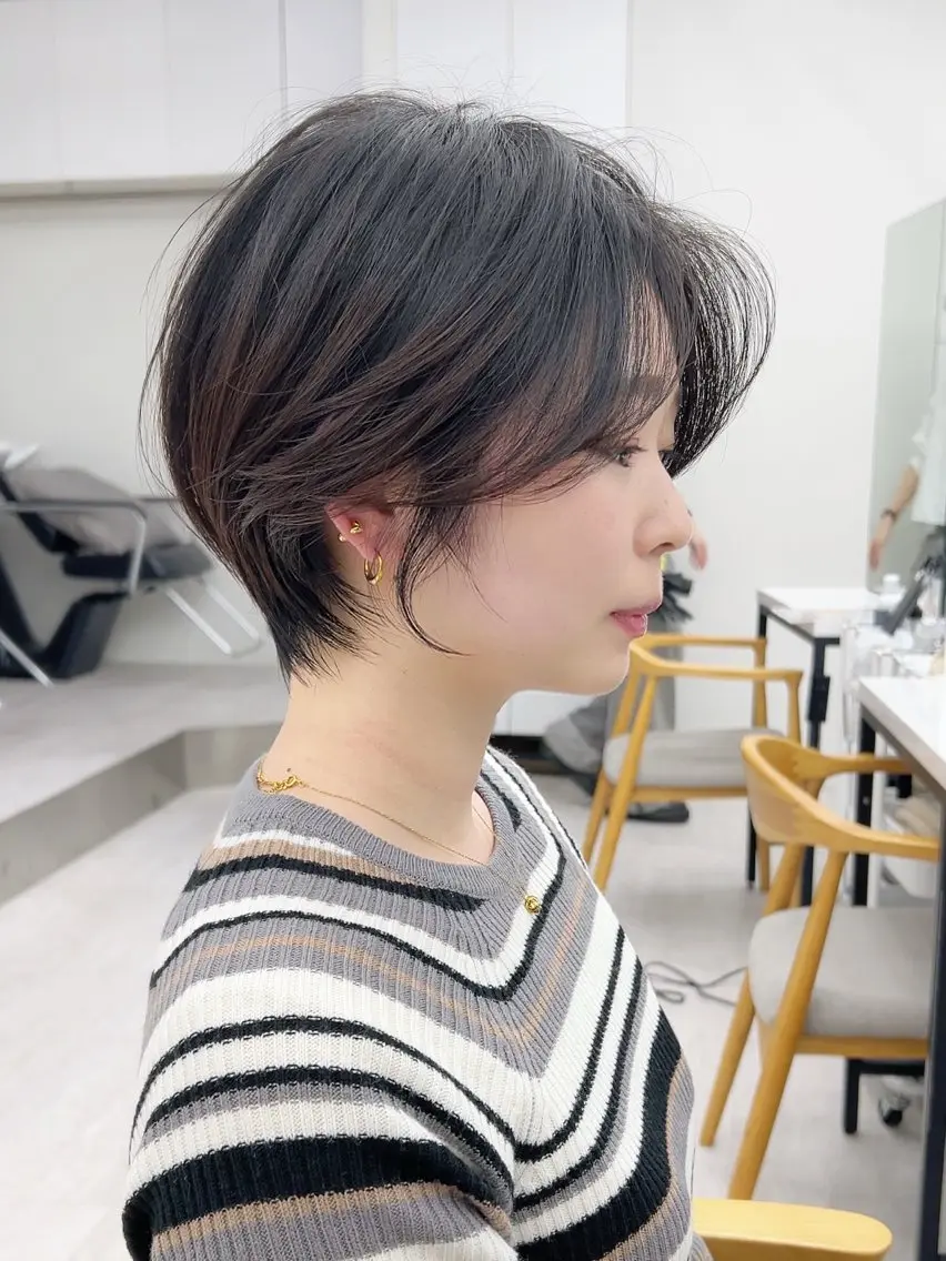 ショート 似合わせカット/心斎 橋/ヘアセットのヘアスタイル
