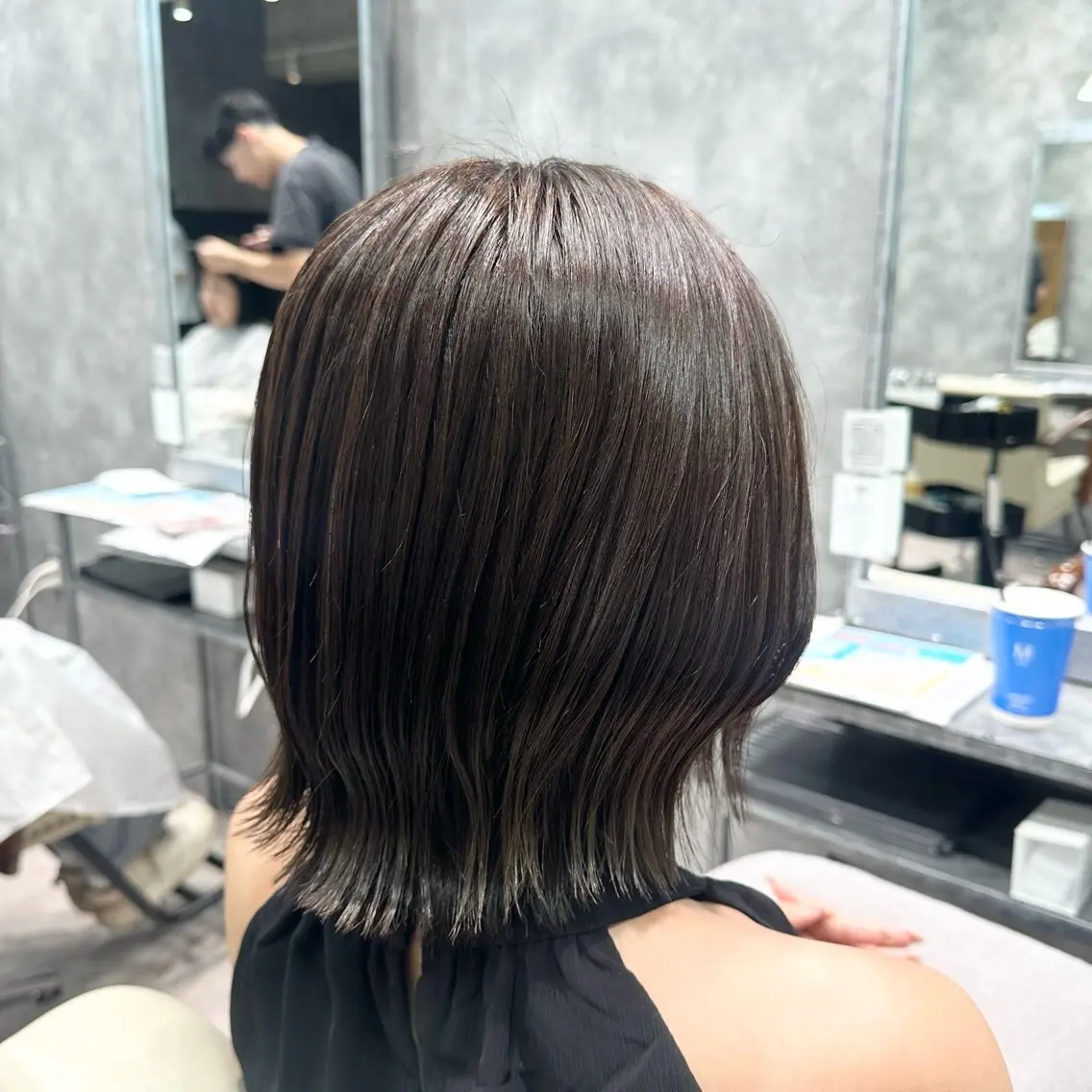 ミディアム カラー 似合わせボブ 🌻 北澤七海のヘアスタイル