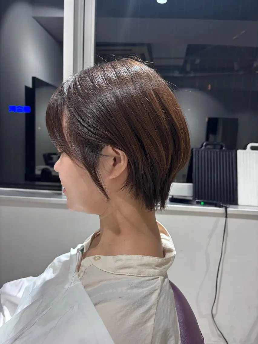 ショート ショートヘア 瀬戸 杏珠のヘアスタイル