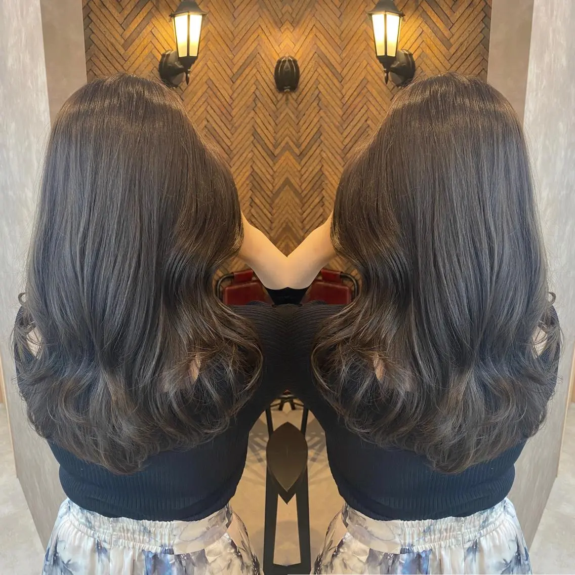ロング カラー tocca 💜石田愛結💜のヘアスタイル