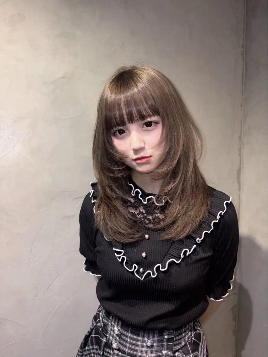 セミロング カラー HAIR SALON mimiのヘアスタイル