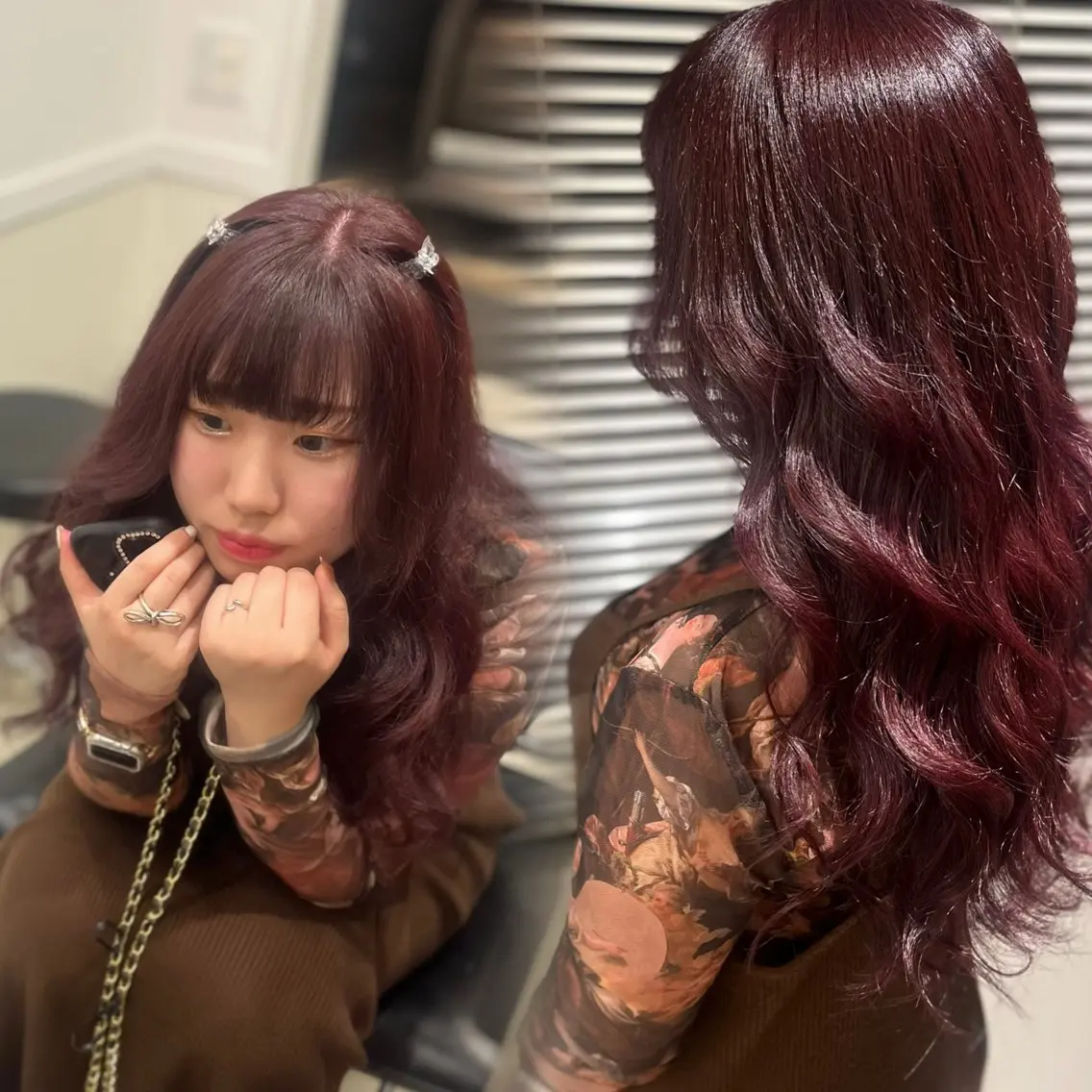 ロング カラー ブリーチ 透明感カラー ブリーチなしカラー 髪質改善 トリートメント 【ただの天才 🎨】のヘアスタイル