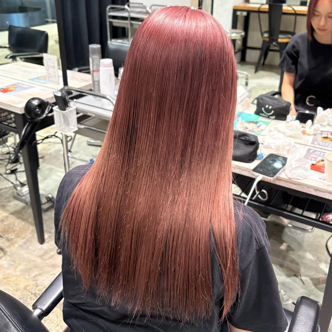 ロング カラー ヘアカラー トリートメント ヘアセット 🫧ハイトーン×艶 カラー🫧 Rionのヘアスタイル