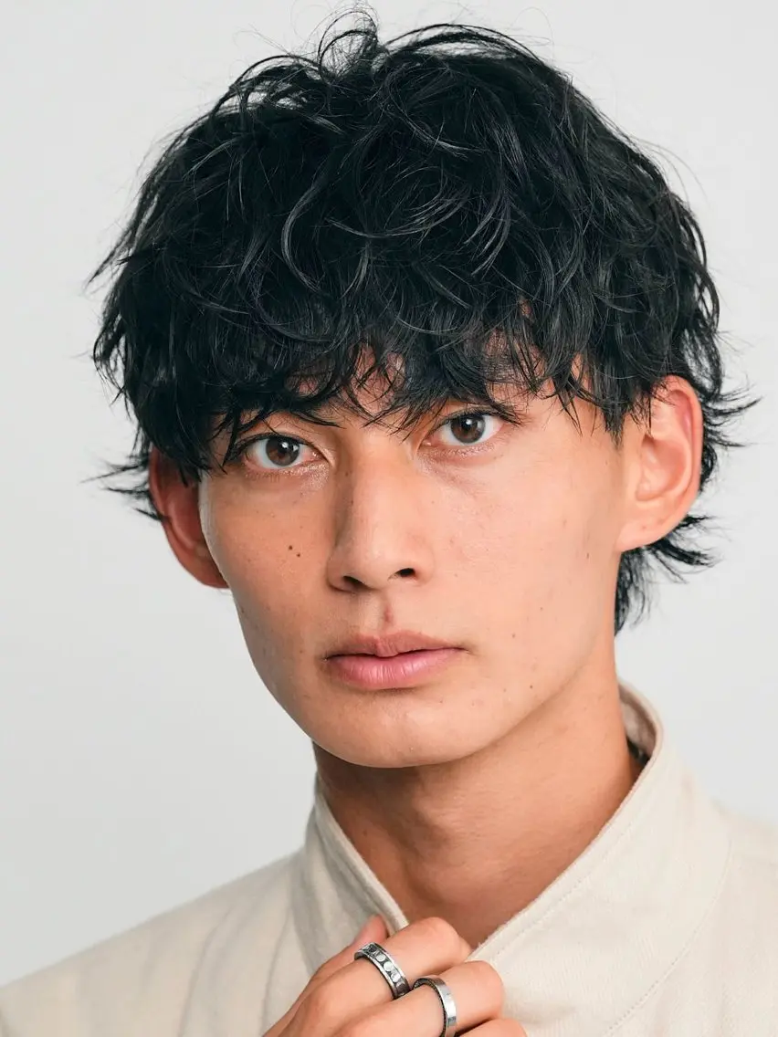 ショート パーマ カット パーマ fifth/メンズ/ シャドウパーマ/星七のヘアスタイル