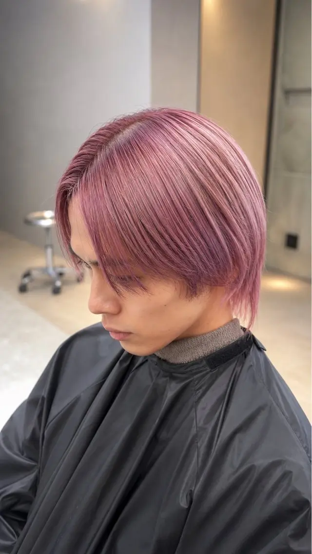 メンズ メンズハイトーン 永瀬 陽菜のヘアスタイル