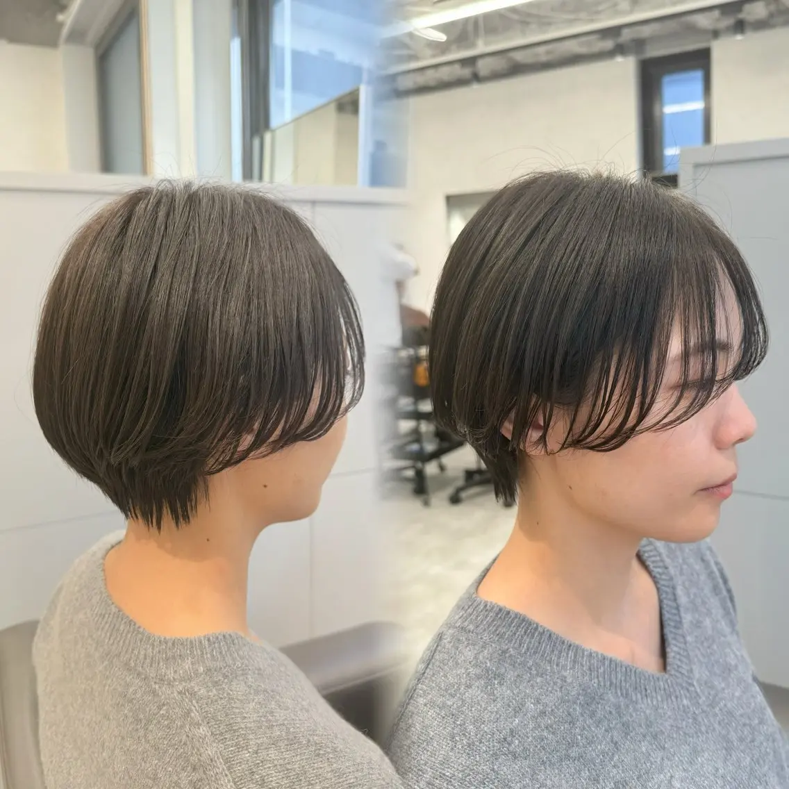 ショート 西梅田 トウマ モデル募集中‼️のヘアスタイル