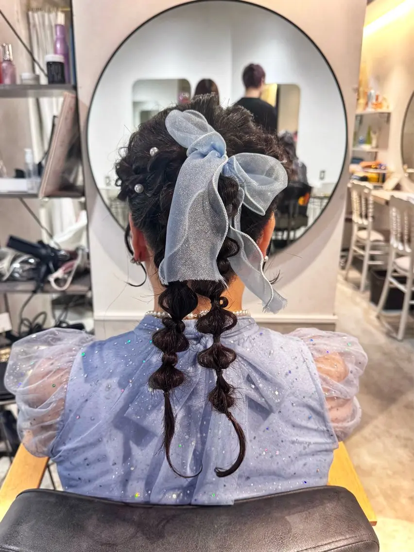 ヘアアレンジ ヘアセット 𝐇𝐢𝐧𝐚 ⟡.·のヘアスタイル