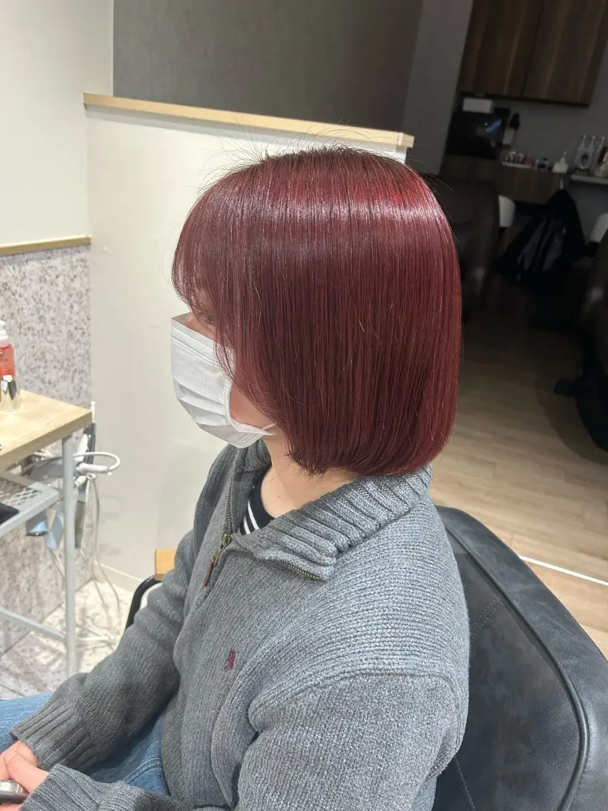 カラー ダブルカラー イヤリングカラー ハイトーンカラー インナーカラー 髪質改善 ヘアカラー ♡透明感カラー★ ネイル/しの♡のヘアスタイル