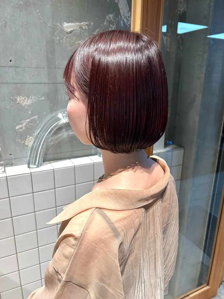 ショート カラー 似合わせカット カラー/心斎橋/メイのヘアスタイル